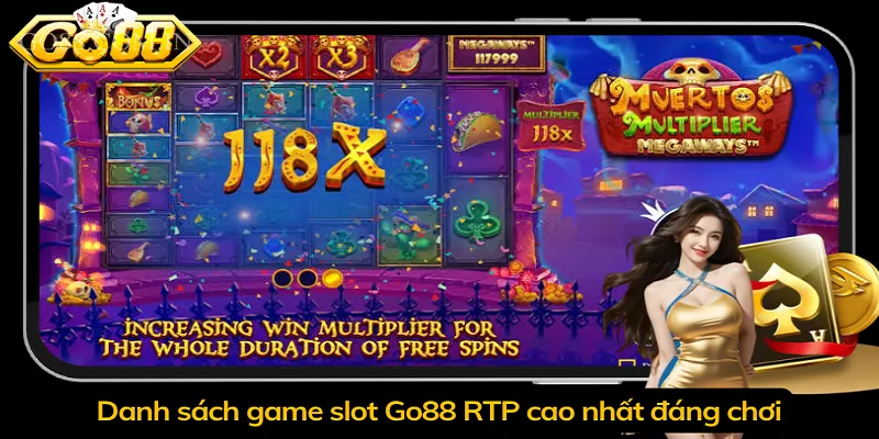 Danh sách game slot Go88 RTP cao nhất đáng chơi