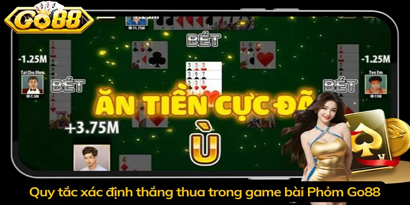 Quy tắc xác định thắng thua trong game bài Phỏm Go88