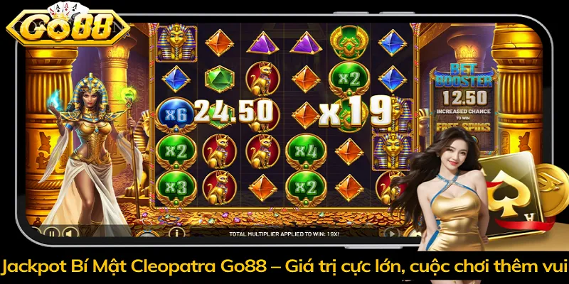 Jackpot Bí Mật Cleopatra Go88 – Giá trị cực lớn, cuộc chơi thêm vui