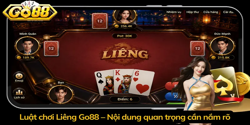 Luật chơi Liêng Go88 – Nội dung quan trọng cần nắm rõ