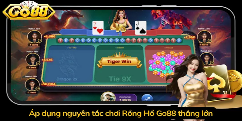 Áp dụng nguyên tắc chơi Rồng Hổ Go88 thắng lớn